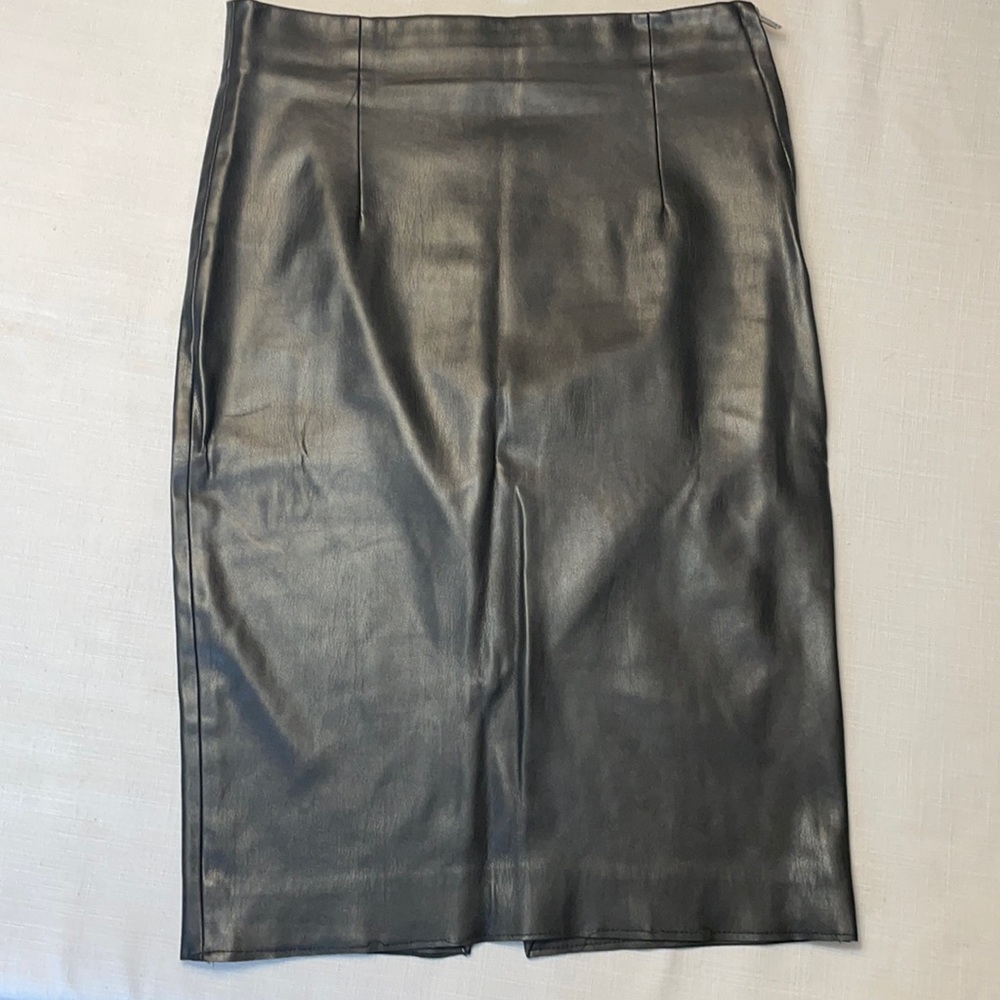 Zara faux leather pencil skirt